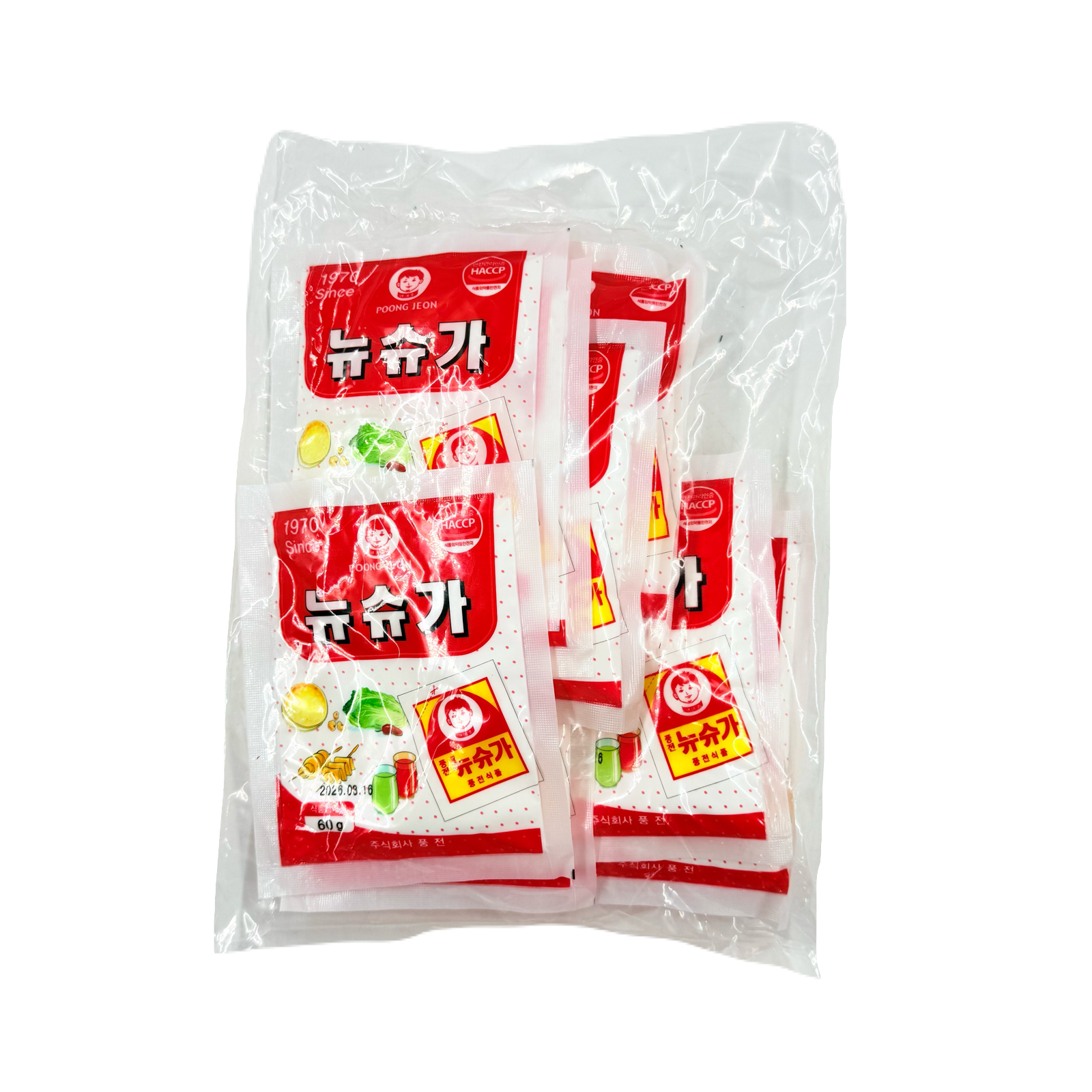 PUNGJUN NEW SUGAR (60G*10) 풍전 아기표 뉴슈가